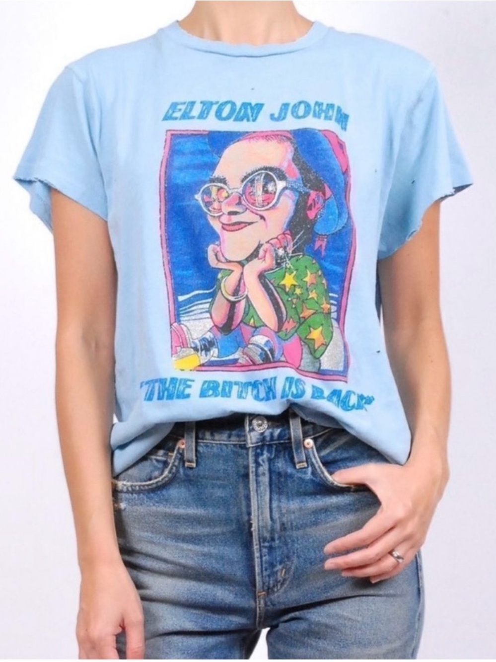 🩵💚🩷💕Madeworn Elton John HTF